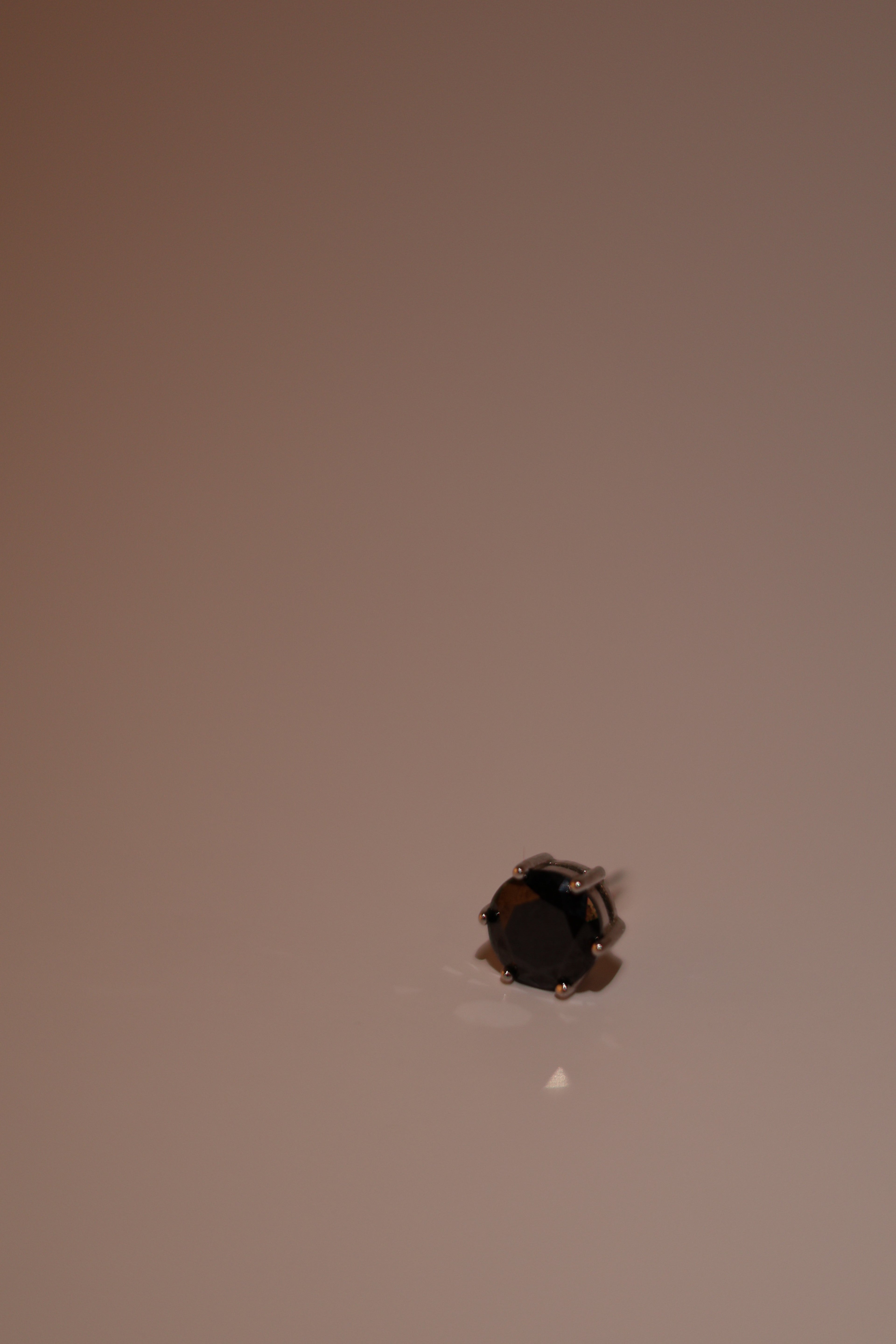 Sterling Silver Black Crystal Stud Earrings
