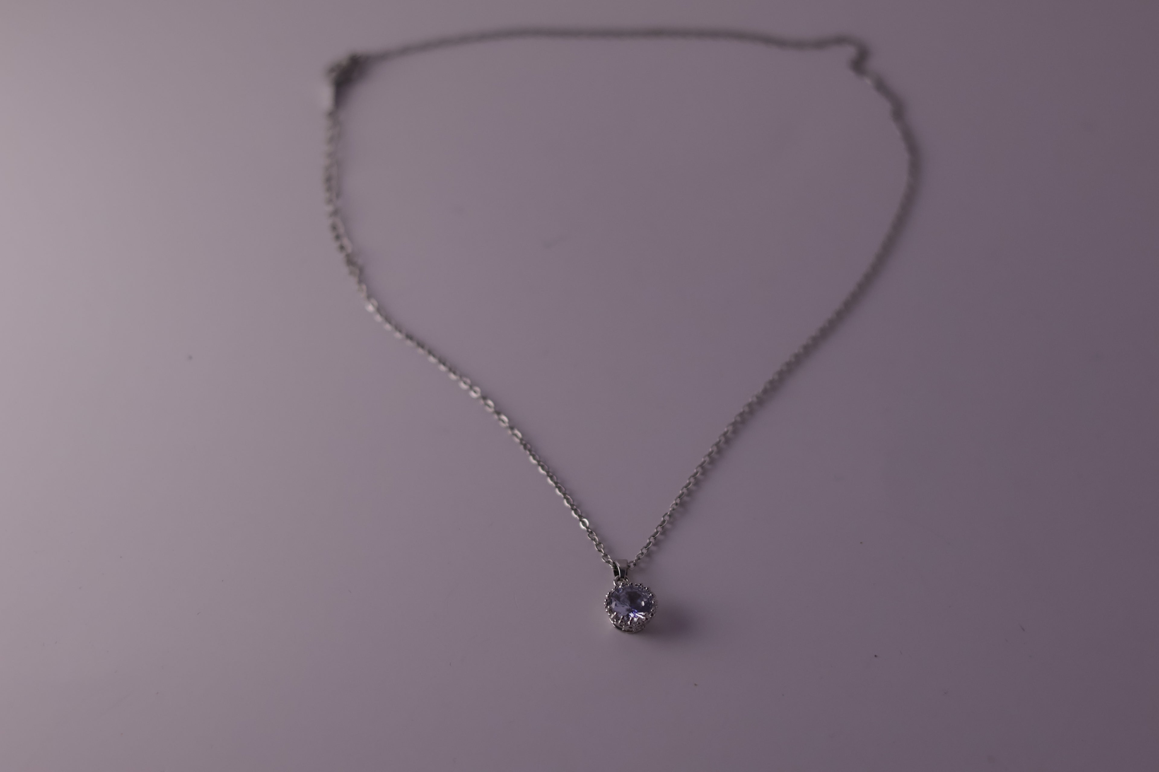 Radiant Halo Crystal Pendant Necklace