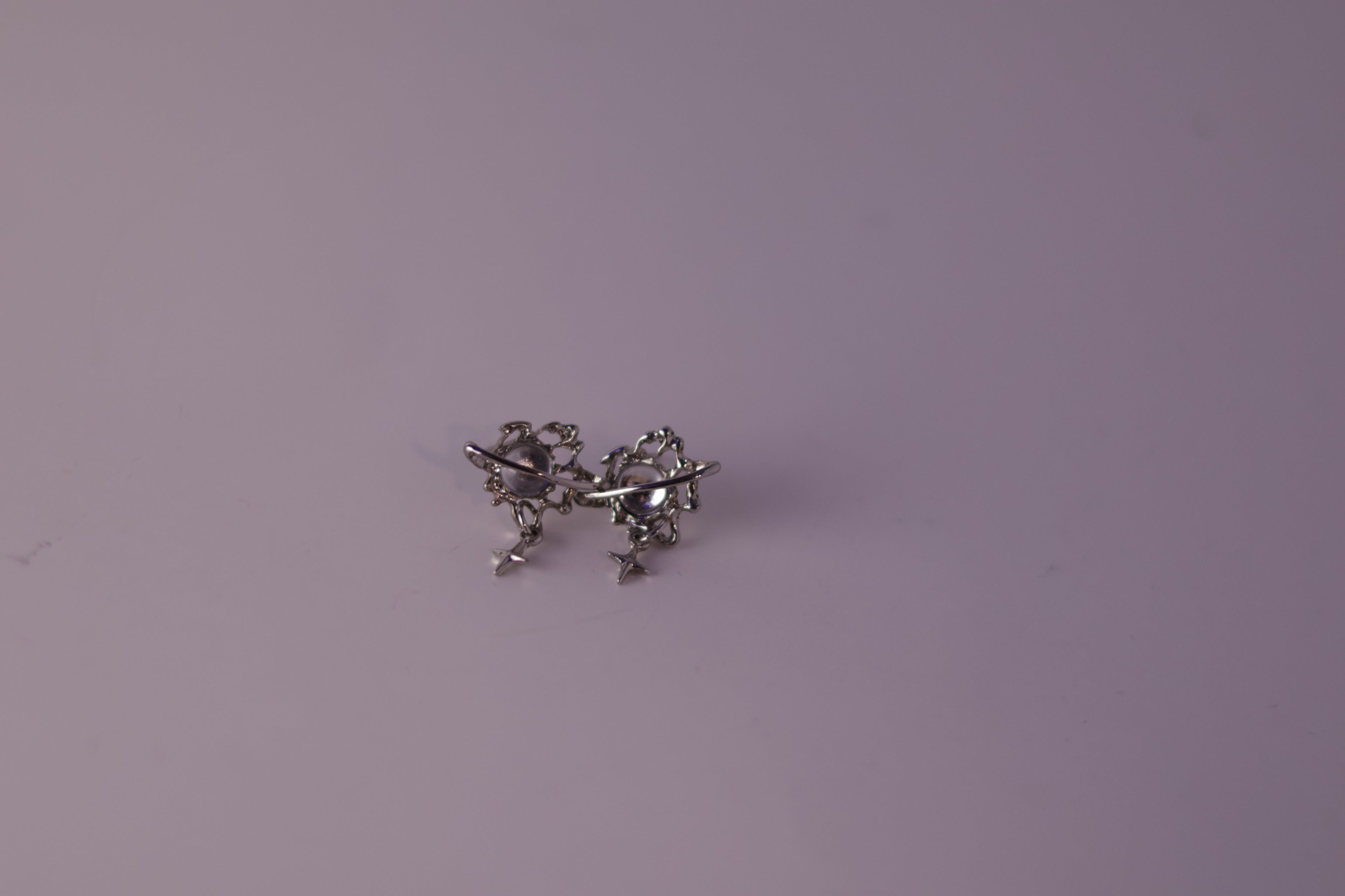 Celestial Orbit Pearl Earrings